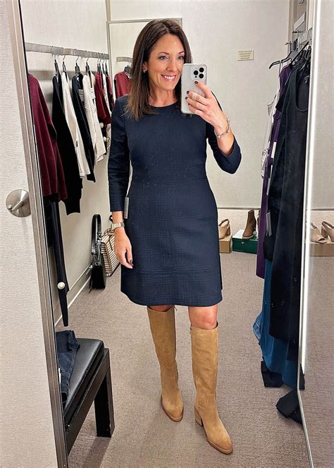 Fashion Look Featuring Eliza J Day Dresses And Sam Edelman Knee High