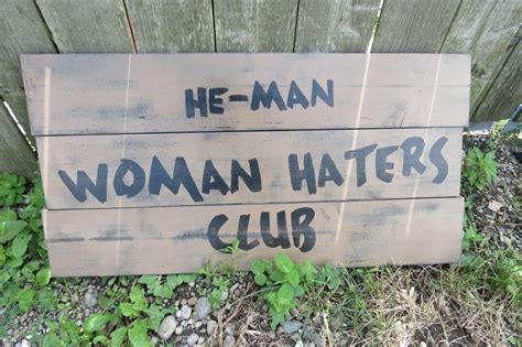 Hand Painted He Man Women Haters Club Sign Vintage Look Man Cave Spanky And Our Gang Reproduction