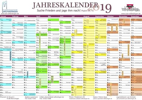 Sehen sie die links unten für weitere informationen über kalender in deutschland Jahreskalender - Evang. Kirchengemeinde Wilferdingen