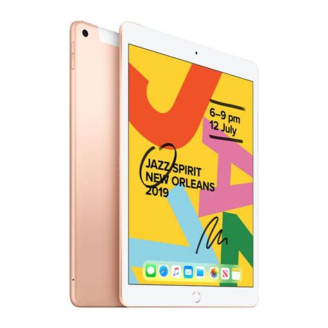 Apple Ipad 7th Gen 102 Inch Wi Fi Cellular 32gb Gold Mw6d2xa