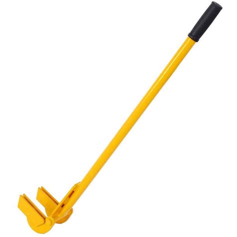 Amucolo Pallet Buster Tool In Yellow With 43 In L Handle Deck