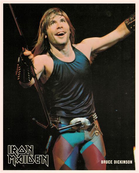 Bruce Dickinson Iron Maiden Authentic 1980s 8x10 Photograph Picture 4409 Ebay