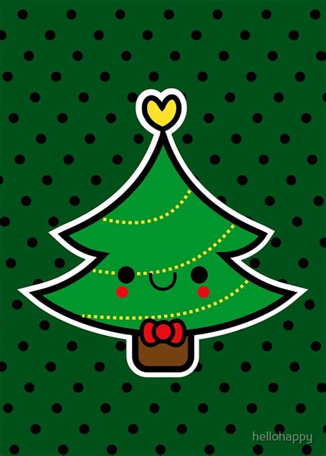 Free for commercial use no attribution required high quality images. "Adorable Kawaii Cartoon Christmas Tree Boy" Greeting ...