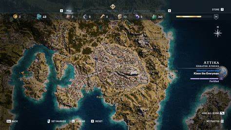 Assassin S Creed Odyssey Map All Regions Discovered R Assassinscreed