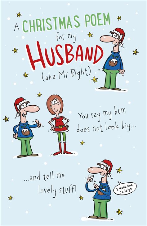 A Christmas Poem For My Husband Funny Christmas Greeting