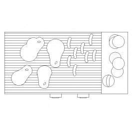 Download file bbq plan grill dwg drawing in autocad block free. Barbecue Grill Cad Block
