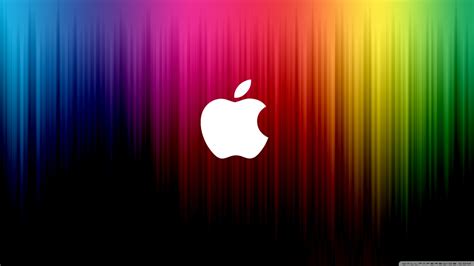 Leather apple logo wallpaper 1920x1200 27757. Rainbow Apple Ultra HD Desktop Background Wallpaper for 4K ...