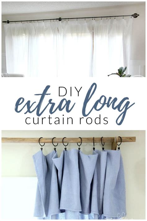 Extra Long Curtain Rods Completely Customizable Ideas The Crazy