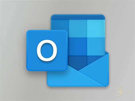 New Outlook Icon Detailed — New Office Icons Remake By Steven Mancera