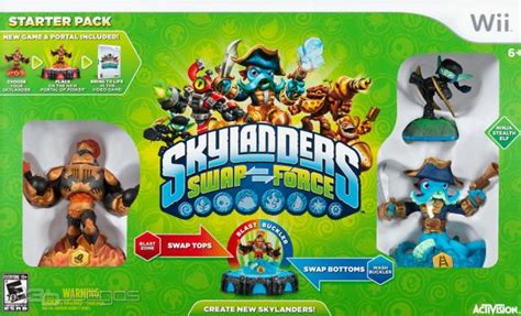 Carátula Oficial De Skylanders Swap Force Wii 3djuegos