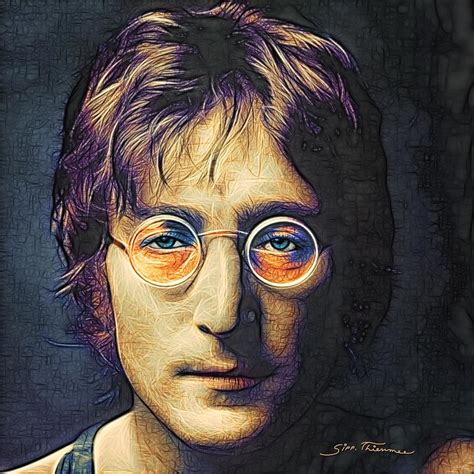 John Lennon Painting By Sippapas Thienmee