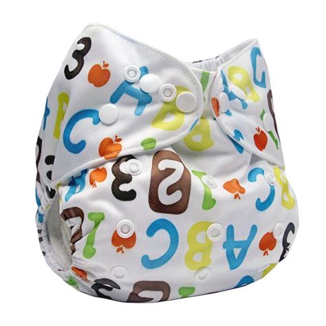 Newborn Baby Cloth Diapers Adjustable Waterproof Reusable Diaper For 3