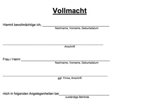 Vollmacht zur beantragung pflegeversicherung aok : Ausdrucken: Vollmacht für Behördengänge (pdf ...
