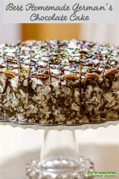 In general, i prefer tarts and pies to cakes so i am very picky about my cakes and want only the best texture and flavor. Best homemade German's Chocolate Cake that you will fall ...