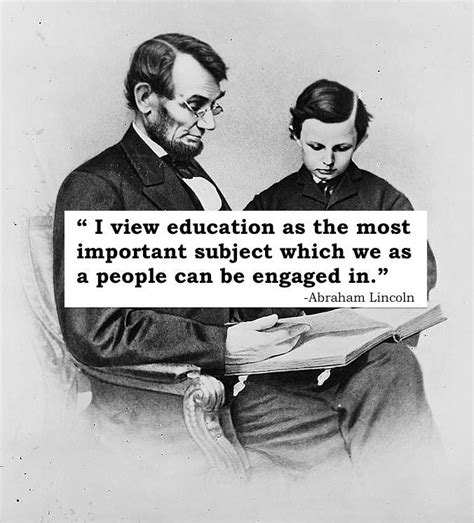 I View Education As The Most Important Subject Which We As A People