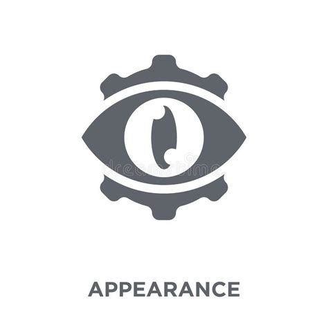 Appearance Icon From Human Resources Collection Stock Vector