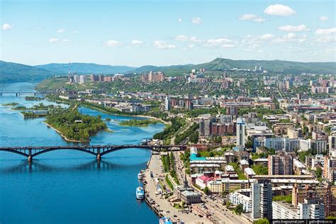 Lets Fly Over Krasnoyarsk One Of The Oldest Cities In Siberia