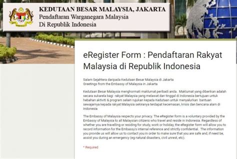Konsulat malaysia di pekan baru, indonesia jln. Lapor Atau Daftar Diri Di Kedutaan Malaysia, Jika Anda Ke ...