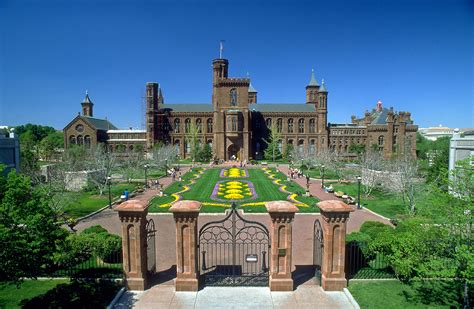 Smithsonian Castle And Haupt Garden Smithsonian Institution