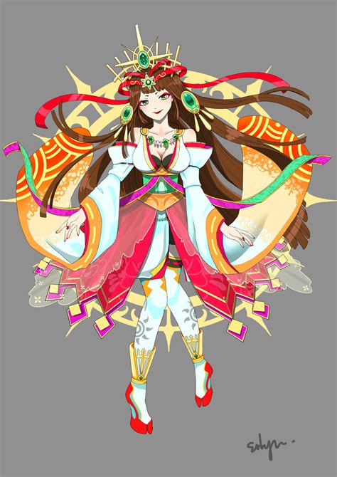 Sun God Amaterasu Unison League By X3lightling On Deviantart