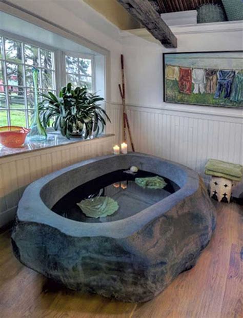 This handy guide will narrow things down. 22 Natural Stone Bathtub Ideas for Your Classy Bathroom ...