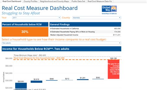 Workbook Real Cost Measure Dashboard 2019