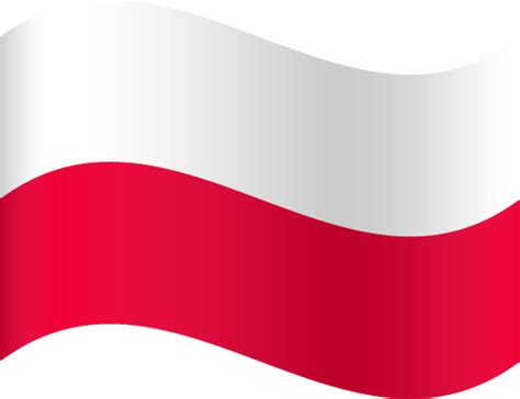 Printable Country Flag Of Poland Waving Vector Country Flags Of The