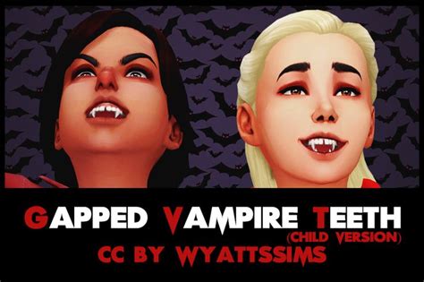 Gapped Vampire Teeth Child Versiondetails• Available For Both