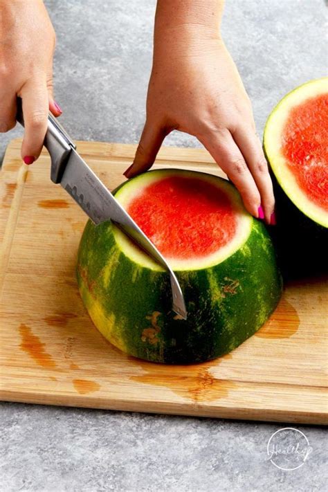 How To Cut Watermelon How To Peel And Cut Into Spears Cubes A