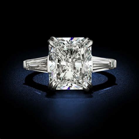 613 Carat F Vs1 Radiant Diamond Ring Engagement Rings Online