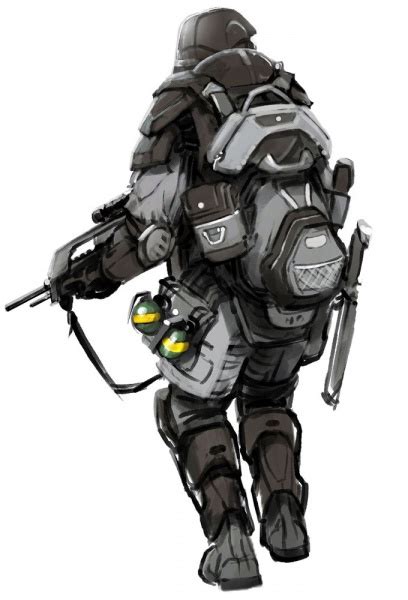 Halo Odst Armor Concept Art