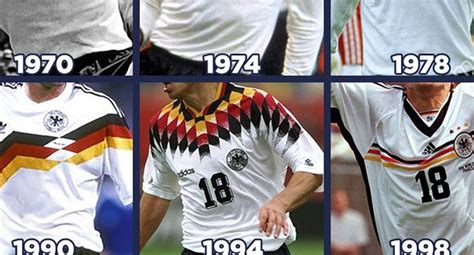 1934 2018 Here Are All Germany World Cup Home Kits In History