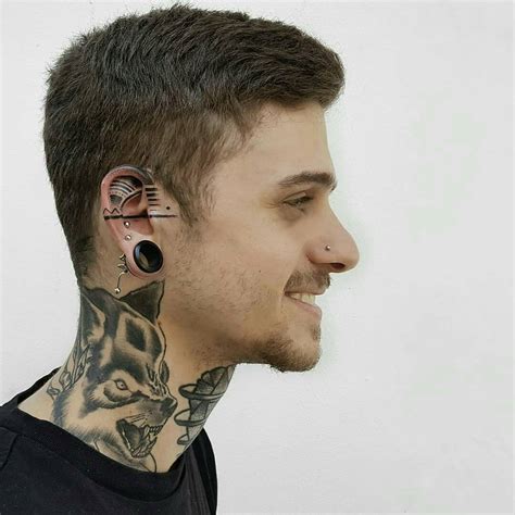 55 Excellent Mini Ear Tattoo Designs And Meanings Powerful Ideas 2019