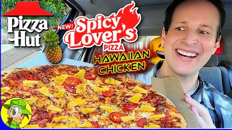 Pizza Hut Spicy Lover S Pizza Review Hawaiian Chicken Peep This Out Youtube