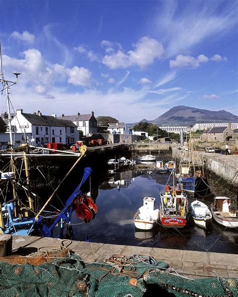 Annalong Harbour Near Mountains Of Photograph By The Irish Image