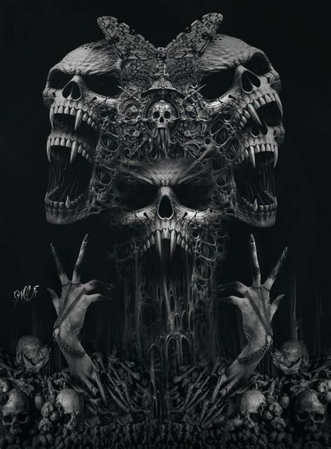 Pin By Douglas Lopes On Satanic Occult Art Dark Art Tattoo Dark