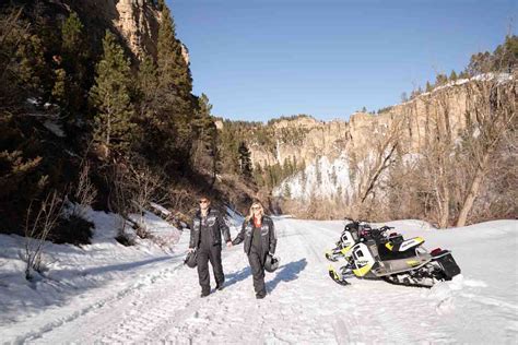 Epic Black Hills Snowmobiling Trip With Polaris Adventures Getting