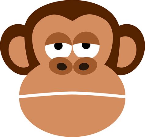 Clip Art Monkey Face Clip Art Library Clip Art Library
