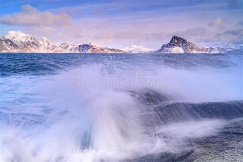 Landscape Of Lofoten Archipelago In Norway In Winter Time Myrland