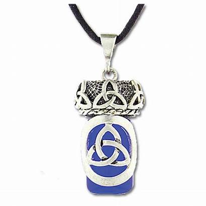 Urn Keepsake Cobalt Glass Celtic Knot Jewelry