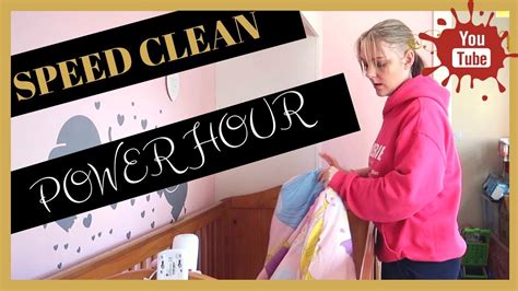 Speed Cleaning My House Power Hour Speed Clean Spring Clean With Me Youtube