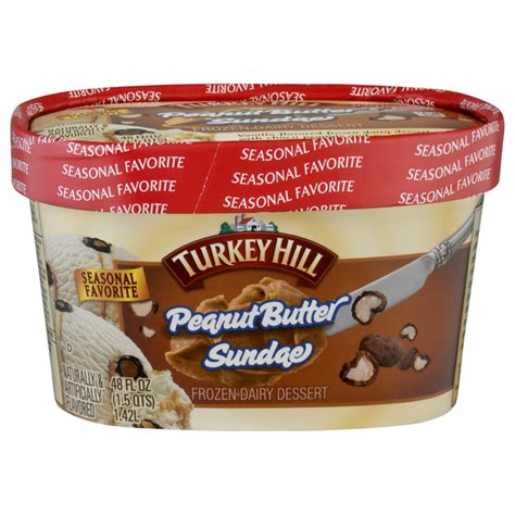 Save On Turkey Hill Frozen Dairy Dessert Peanut Butter Sundae Seasonal