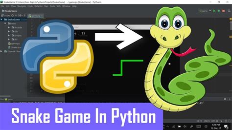 Code A Snake Game With Python And Pygame 🐍🐍 Tutorial Snake Game