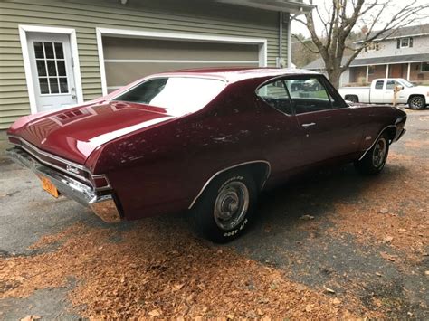 1968 Chevelle Malibu Ss Hood 12 Bolt Posi Candy Apple Red See Video