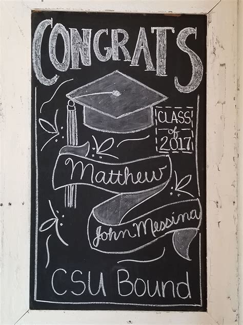 Graduation Chalkboard Graduation Chalkboard Graduation Signs