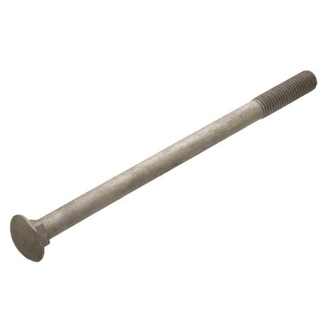 Crown Bolt 58 In X 12 In Galvanized Carriage Bolt 10 Pack 80240