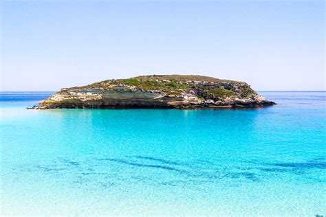 Foto Di Lampedusa Isola Mare Spiaggia Isola Dei Conigli