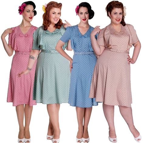 1940s plus size fashion style advice from 1940s to today vintage tea party dresses polka
