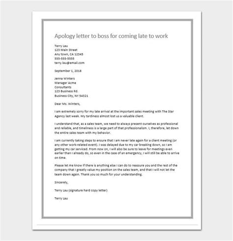Warning Letter To Employee For Excessive Absence Infoupdate Org