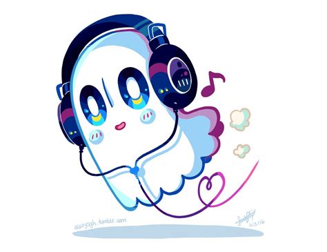 Pin By Amariah Johnson On Undertale Universe Cute Ghost Smurfs